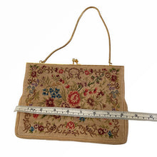 Load image into Gallery viewer, 1930s Floral Tapestry Vintage Evening Bag - ShopCurious