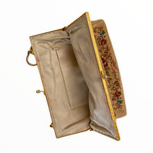 Load image into Gallery viewer, 1930s Floral Tapestry Vintage Evening Bag - ShopCurious
