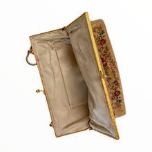 Load image into Gallery viewer, 1930s Floral Tapestry Vintage Evening Bag - ShopCurious