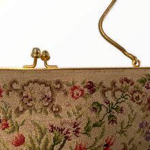 Load image into Gallery viewer, 1930s Floral Tapestry Vintage Evening Bag - ShopCurious