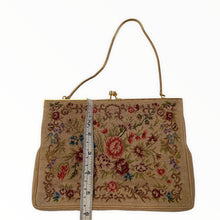 Load image into Gallery viewer, 1930s Floral Tapestry Vintage Evening Bag - ShopCurious