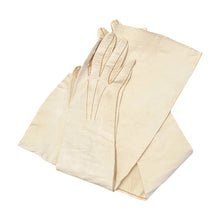 Load image into Gallery viewer, Above Elbow 1920s Ivory Mousequetaire Evening Gloves Size Medium - ShopCurious
