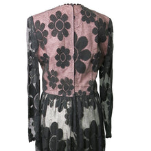 Load image into Gallery viewer, 1960s Lace and Acetate Flower Power Pant Suit - shopcurious