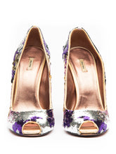 Load image into Gallery viewer, Pumps Silver Sequin - shopcurious
