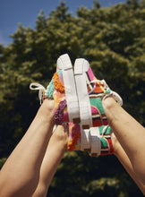 Load image into Gallery viewer, Opal Fringe Low Tops in Tie Dye by Good News - ShopCurious