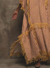 Load image into Gallery viewer, Creation Kaftan in Stripe by A Perfect Nomad - ShopCurious
