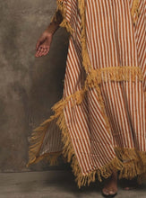 Load image into Gallery viewer, Creation Kaftan in Stripe by A Perfect Nomad - ShopCurious