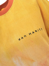 Load image into Gallery viewer, Washed Tie-Dye Logo T-Shirt in Liquid Sunshine by Bad Habits London - ShopCurious