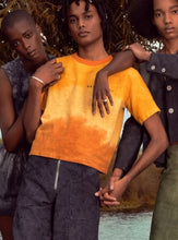 Load image into Gallery viewer, Washed Tie-Dye Logo T-Shirt in Liquid Sunshine by Bad Habits London - ShopCurious