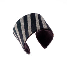 Load image into Gallery viewer, Shibuya Crossing: Upcycled Obi Belt Cuff - ShopCurious