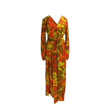 Load image into Gallery viewer, Multi-way 1960s Tropical Print Barkcloth Dress - ShopCurious