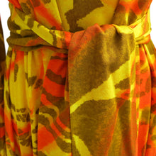 Load image into Gallery viewer, Multi-way 1960s Tropical Print Barkcloth Dress - ShopCurious