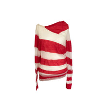 Load image into Gallery viewer, Preloved Acne Studios Red and White Jumper - ShopCurious
