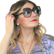 Load image into Gallery viewer, Ambrosia - Vintage Lilac Drop Earrings - shopcurious