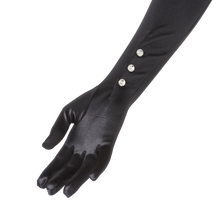 Load image into Gallery viewer, Antigone - Satin Opera Glove with Mousquetaire - shopcurious