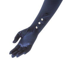 Load image into Gallery viewer, Antigone - Satin Opera Glove with Mousquetaire - shopcurious
