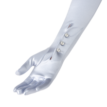 Load image into Gallery viewer, Antigone - Satin Opera Glove with Mousquetaire - shopcurious