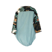 Load image into Gallery viewer, Arcadia Puff Back Dress - Black and Peppermint with Jet Bead Trim - shopcurious