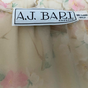 A J Bari floral organza dress - ShopCurious