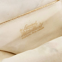 Load image into Gallery viewer, Lemured Petite-Bead Pink and Cream Beaded Flower Bag and Mirror Purse - ShopCurious