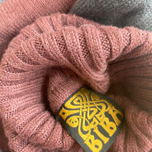 Load image into Gallery viewer, 1960s Biba Two-Tone Wool Jumper Dress – Grey and Dusky Pink - ShopCurious