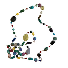 Load image into Gallery viewer, Bliss - Preloved Necklace with Glass Beads and Semi-Precious Stones - shopcurious