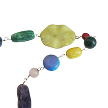 Load image into Gallery viewer, Bliss - Preloved Necklace with Glass Beads and Semi-Precious Stones - shopcurious
