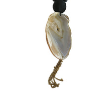 Load image into Gallery viewer, Buddha I - Preloved Jet Bead Pendant Necklace - shopcurious