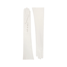 Load image into Gallery viewer, Séverine - Leather Opera Glove with Mousquetaire - shopcurious