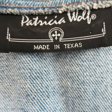 Load image into Gallery viewer, Denim Waistcoat with Tan Suede Detailing - ShopCurious