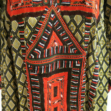Load image into Gallery viewer, Hand Embroidered Diamond Print Ethnic Kaftan - ShopCurious