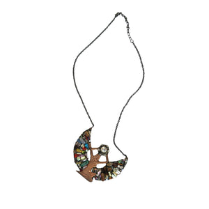 Egyptian Queen - Annie Sherburne Upcycled Mosaic Necklace - shopcurious