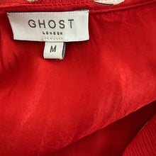 Load image into Gallery viewer, Ghost Red and White Polka Dot Georgette Everly Maxi Dress - ShopCurious