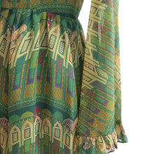 Load image into Gallery viewer, Clothes by Samuel Sherman Vintage 1970s Angel Sleeve Maxi Dress - ShopCurious