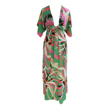 Load image into Gallery viewer, Issa Multicoloured Tropical Print Silk Dress - ShopCurious
