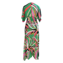 Load image into Gallery viewer, Issa Multicoloured Tropical Print Silk Dress - ShopCurious