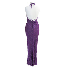 Load image into Gallery viewer, Jemima Khan Beaded and Embroidered Halter Neck Dress - shopcurious