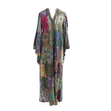 Load image into Gallery viewer, One Vintage Patchwork Silk Kaftan - shopcurious
