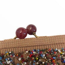 Load image into Gallery viewer, Large Beaded 1950s Souré Bag - ShopCurious