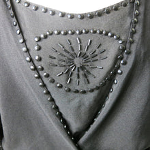 Load image into Gallery viewer, 1920s Crepe Dress with Jet Beading - shopcurious
