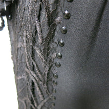Load image into Gallery viewer, 1920s Crepe Dress with Jet Beading - shopcurious