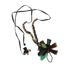 Load image into Gallery viewer, Lotus Flower - Preloved Marni Necklace/Belt - shopcurious
