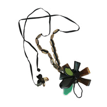 Load image into Gallery viewer, Lotus Flower - Preloved Marni Necklace/Belt - shopcurious