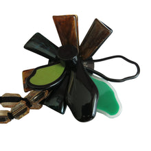 Load image into Gallery viewer, Lotus Flower - Preloved Marni Necklace/Belt - shopcurious