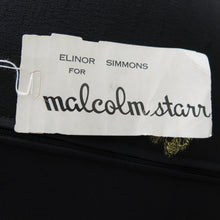 Load image into Gallery viewer, Elinor Simmons for Malcolm Starr Vintage late 1960s-early 1970s Exotic Floral Print with Gold Thread Maxi Dress - ShopCurious