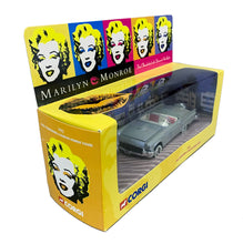 Load image into Gallery viewer, Marilyn Monroe '55 T-Bird by Corgi No. 39902 -1955 Ford Thunderbird from The Seven Year Itch Figurine MIB 1/32 Scale Diecast Car - shopcurious
