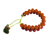 Load image into Gallery viewer, Navajo Sun - Preloved Adjustable Multicoloured Glass Bead Bracelet - shopcurious