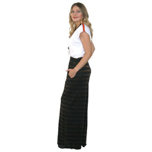 Load image into Gallery viewer, Nimbus Palazzo Pant - Bronze Stripe - shopcurious