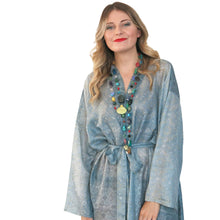 Load image into Gallery viewer, Nirvana Kimono Gown - Powder Blue - shopcurious