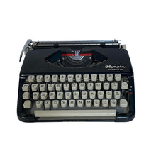 Load image into Gallery viewer, Olympia Splendid 66 Black Vintage Typewriter - ShopCurious